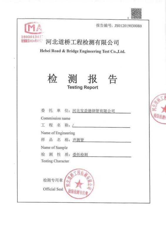 天门检测报告